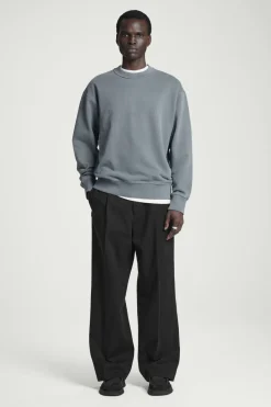 COS FADED MOCK-NECK SWEATSHIRT- Sweatshirts & Hoodies