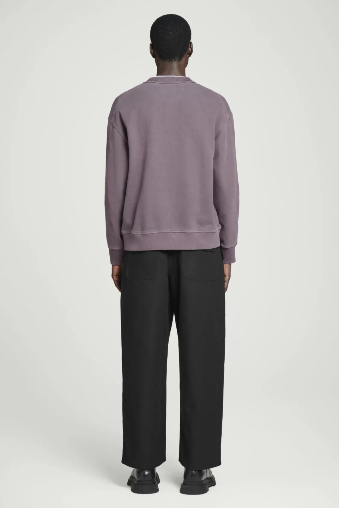 COS FADED MOCK-NECK SWEATSHIRT- Sweatshirts & Hoodies