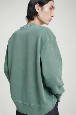 COS FADED MOCK-NECK SWEATSHIRT- Sweatshirts & Hoodies