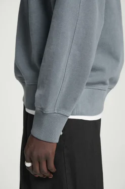 COS FADED MOCK-NECK SWEATSHIRT- Sweatshirts & Hoodies