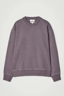 COS FADED MOCK-NECK SWEATSHIRT- Sweatshirts & Hoodies