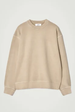 COS FADED MOCK-NECK SWEATSHIRT- Sweatshirts & Hoodies