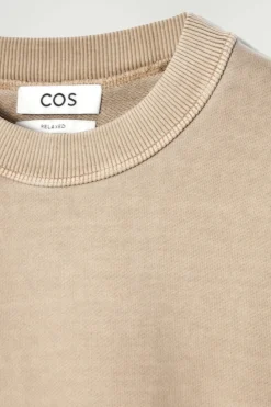 COS FADED MOCK-NECK SWEATSHIRT- Sweatshirts & Hoodies
