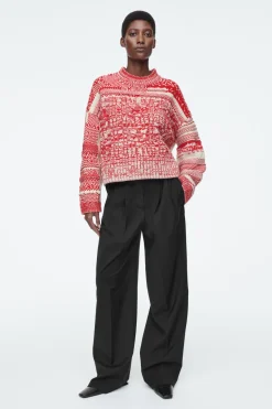 COS FAIR ISLE WOOL AND CASHMERE SWEATER-Women Cashmere | Sweaters & Cardigans