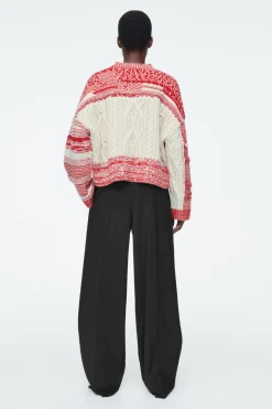 COS FAIR ISLE WOOL AND CASHMERE SWEATER-Women Cashmere | Sweaters & Cardigans