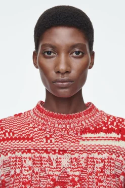 COS FAIR ISLE WOOL AND CASHMERE SWEATER-Women Cashmere | Sweaters & Cardigans