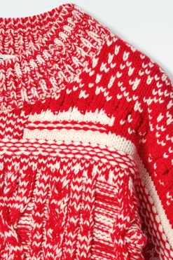 COS FAIR ISLE WOOL AND CASHMERE SWEATER-Women Cashmere | Sweaters & Cardigans