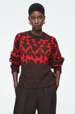 COS FAIR-ISLE WOOL SWEATER-Women Tops | Sweaters & Cardigans
