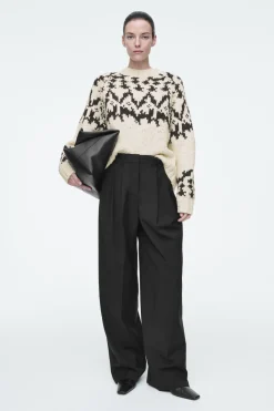 COS FAIR-ISLE WOOL SWEATER-Women Sweaters & Cardigans