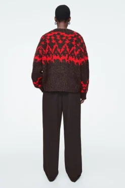 COS FAIR-ISLE WOOL SWEATER-Women Tops | Sweaters & Cardigans