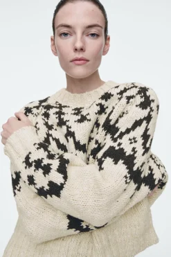 COS FAIR-ISLE WOOL SWEATER-Women Sweaters & Cardigans