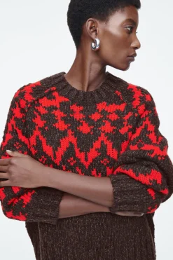 COS FAIR-ISLE WOOL SWEATER-Women Tops | Sweaters & Cardigans