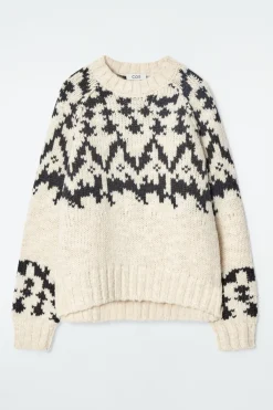 COS FAIR-ISLE WOOL SWEATER-Women Sweaters & Cardigans