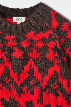 COS FAIR-ISLE WOOL SWEATER-Women Tops | Sweaters & Cardigans