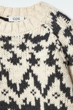 COS FAIR-ISLE WOOL SWEATER-Women Sweaters & Cardigans