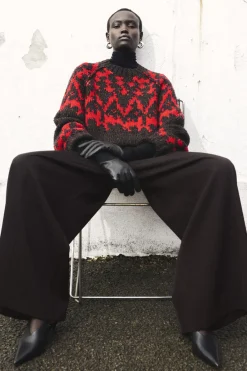 COS FAIR-ISLE WOOL SWEATER-Women Tops | Sweaters & Cardigans