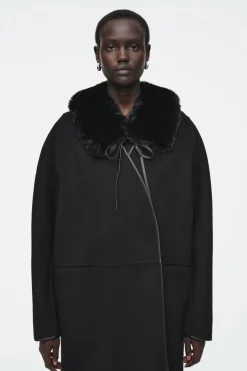 COS FAUX FUR COLLAR-Women Hats & Scarves