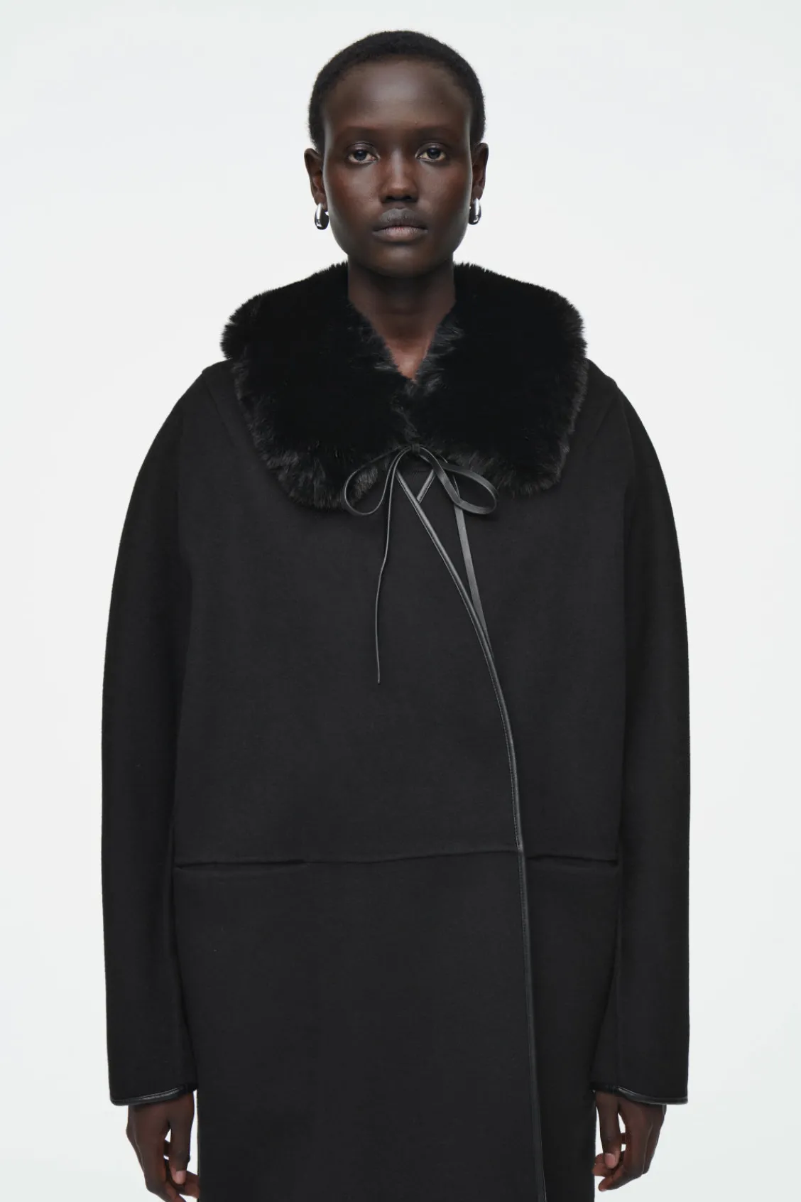 COS FAUX FUR COLLAR-Women Hats & Scarves