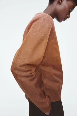 COS FINE-KNIT OMBRÉ CARDIGAN-Women Sweaters & Cardigans