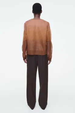 COS FINE-KNIT OMBRÉ CARDIGAN-Women Sweaters & Cardigans