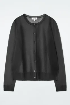 COS FINE-KNIT OMBRÉ CARDIGAN-Women Sweaters & Cardigans