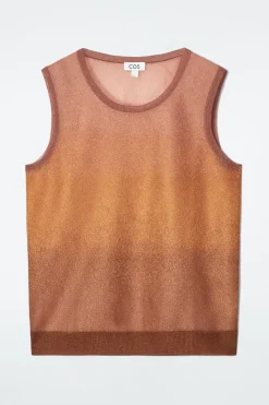 COS FINE-KNIT OMBRE TANK TOP-Women Tops | Sweaters & Cardigans