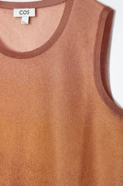 COS FINE-KNIT OMBRE TANK TOP-Women Tops | Sweaters & Cardigans
