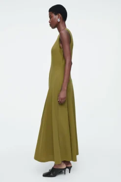 COS FLARED JERSEY MAXI DRESS-Women Dresses & Jumpsuits