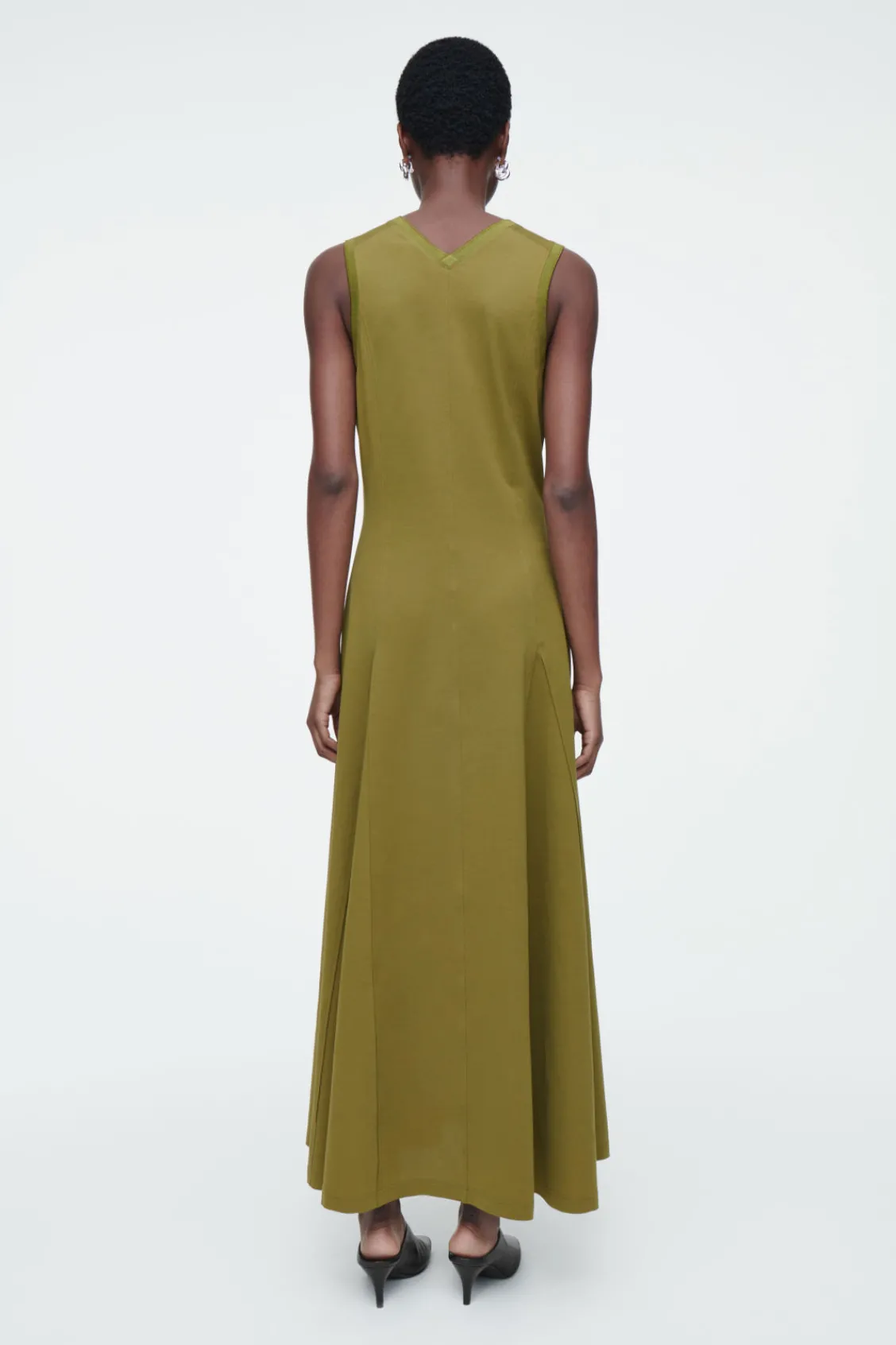 COS FLARED JERSEY MAXI DRESS-Women Dresses & Jumpsuits