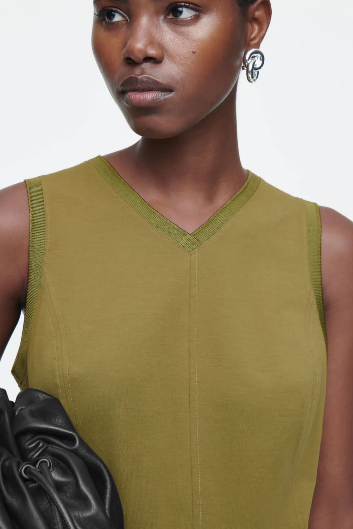 COS FLARED JERSEY MAXI DRESS-Women Dresses & Jumpsuits