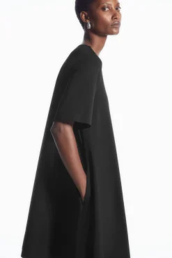 COS FLARED MINI T-SHIRT DRESS-Women Dresses & Jumpsuits