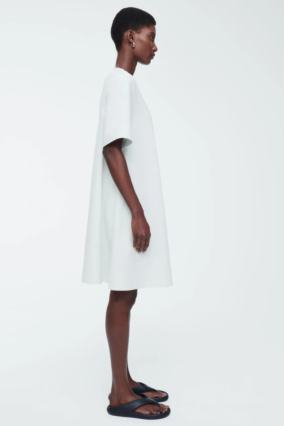 COS FLARED MINI T-SHIRT DRESS-Women Dresses & Jumpsuits