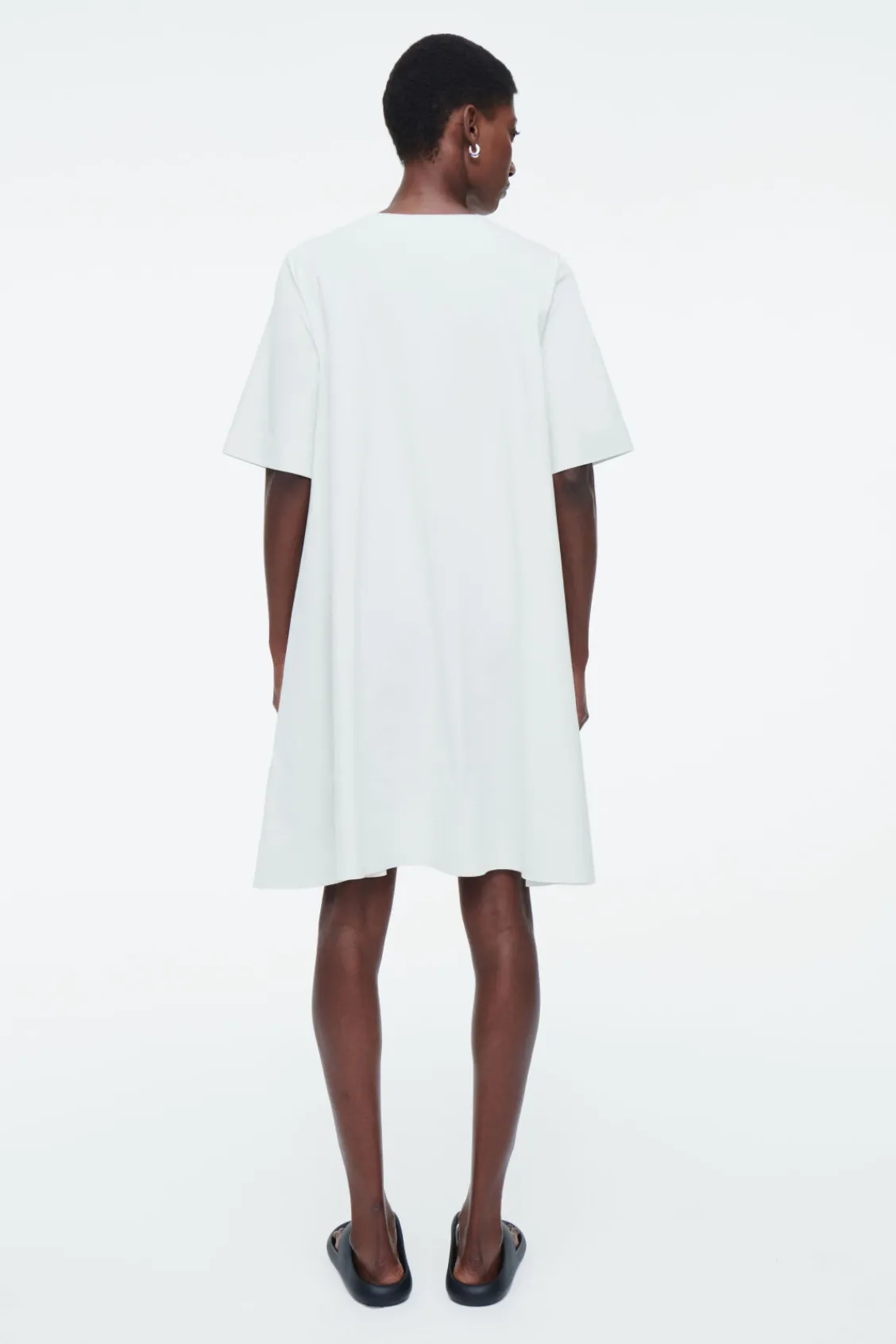 COS FLARED MINI T-SHIRT DRESS-Women Dresses & Jumpsuits