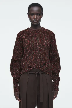 COS FLECKED MERINO WOOL JUMPER-Women Sweaters & Cardigans