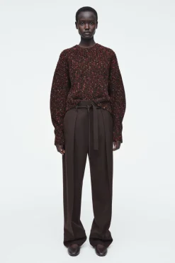 COS FLECKED MERINO WOOL JUMPER-Women Sweaters & Cardigans