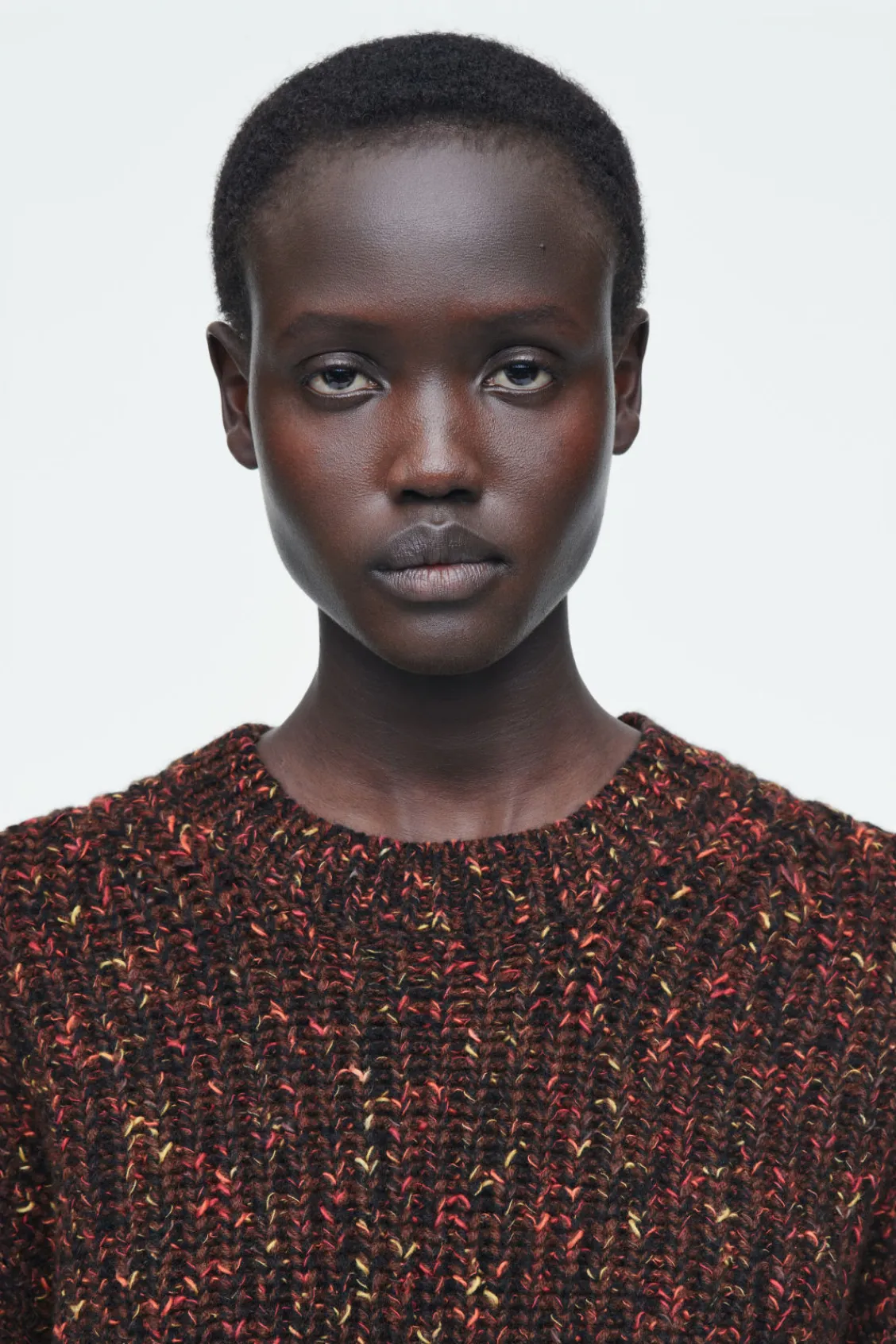 COS FLECKED MERINO WOOL JUMPER-Women Sweaters & Cardigans