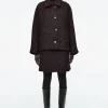 COS FLECKED WOOL-BLEND MINI SKIRT-Women Skirts