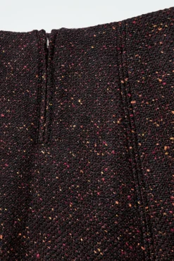 COS FLECKED WOOL-BLEND MINI SKIRT-Women Skirts