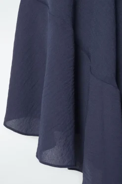 COS FLOATY ASYMMETRIC MIDI DRESS-Women Dresses & Jumpsuits