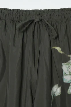 COS FLORAL DRAWSTRING SHORTS-Women Pants