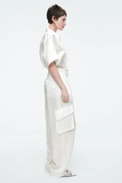 COS FLORAL JACQUARD UTILITY PANTS-Women Pants