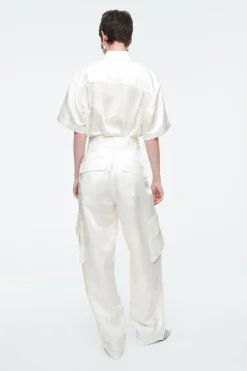 COS FLORAL JACQUARD UTILITY PANTS-Women Pants