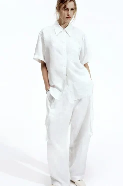 COS FLORAL JACQUARD UTILITY PANTS-Women Pants