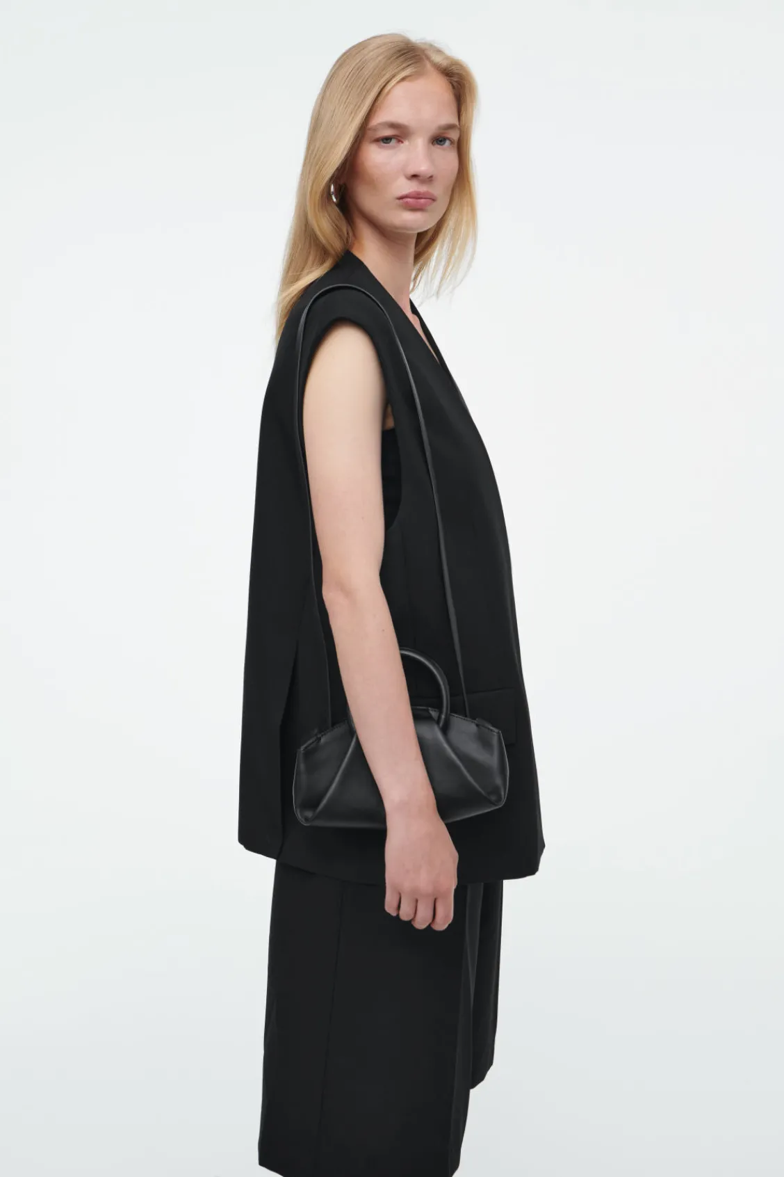 COS FOLD MICRO TOTE - LEATHER-Women Bags
