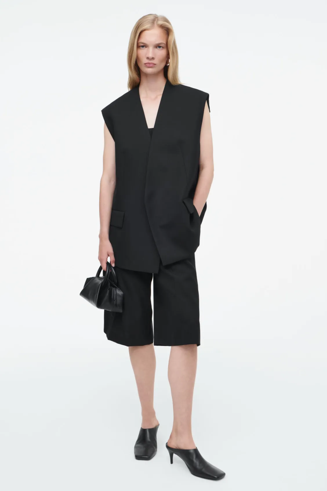 COS FOLD MICRO TOTE - LEATHER-Women Bags