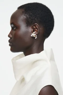 COS FRESHWATER PEARL CLIMBER EARRINGS-Women Jewelry