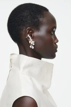 COS FRESHWATER PEARL CLIMBER EARRINGS-Women Jewelry