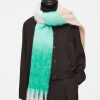 COS FRINGED BRUSHED-MOHAIR SCARF-Women Hats & Scarves