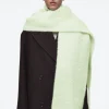 COS FRINGED BRUSHED-MOHAIR SCARF-Women Hats & Scarves