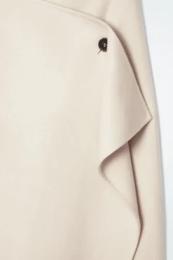 COS FRINGED WOOL MIDI WRAP SKIRT-Women Skirts | Sweaters & Cardigans